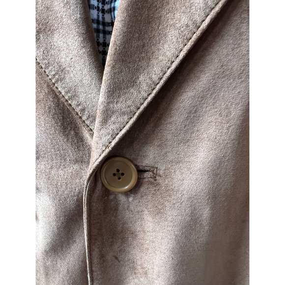 Jones NY Vintage Suede Jacket Tan 44R Leather - Picture 5 of 16
